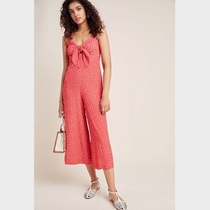 Anthropologie Kachel Jordan Wide-Leg Jumpsuit